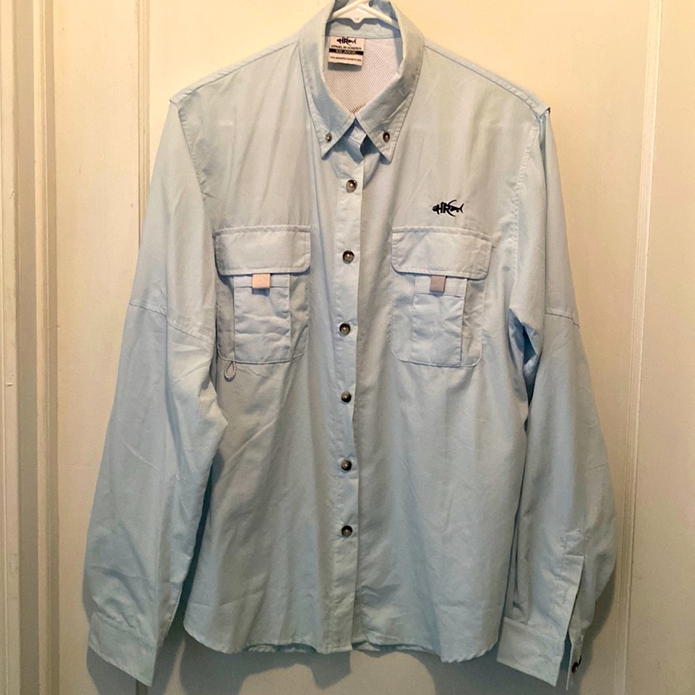 Homerun Women’s light Blue Quick Dry Long Sleeve Fishing Shirt
